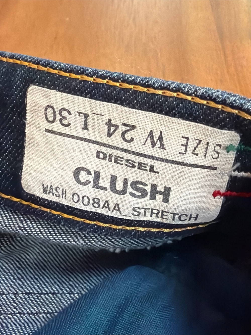 Diesel CLUSH Stretch Jeans Women's 24x29 (26) Dark Wash Skinny Denim - Picture 4 of 11